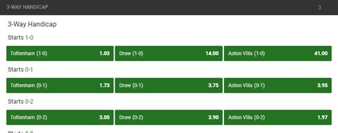 3 way handicap soccer bet 365|3.